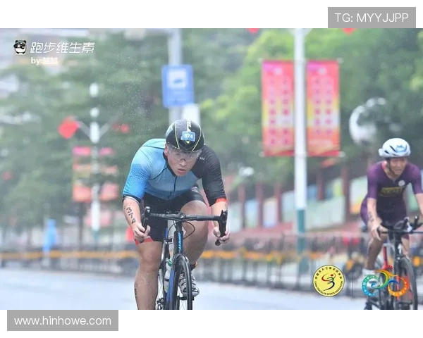 自行车选手比赛中的专注度